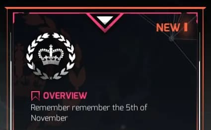 Badge 5th November